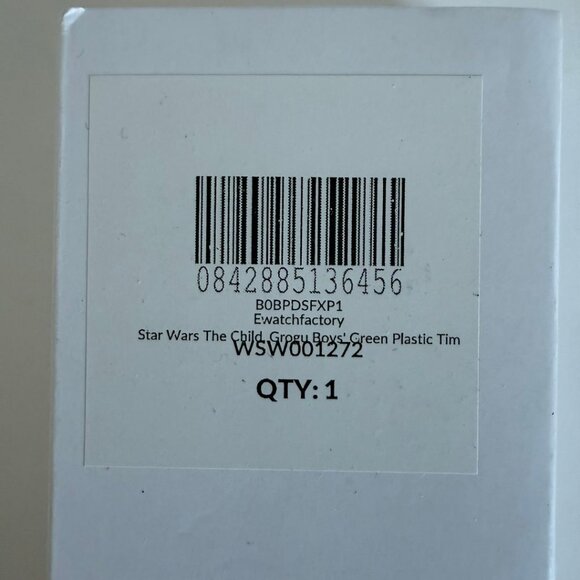 NWT - Star Wars The Mandalorian Kids' Plastic Time Teacher Analog Quartz - Picture 13 of 13